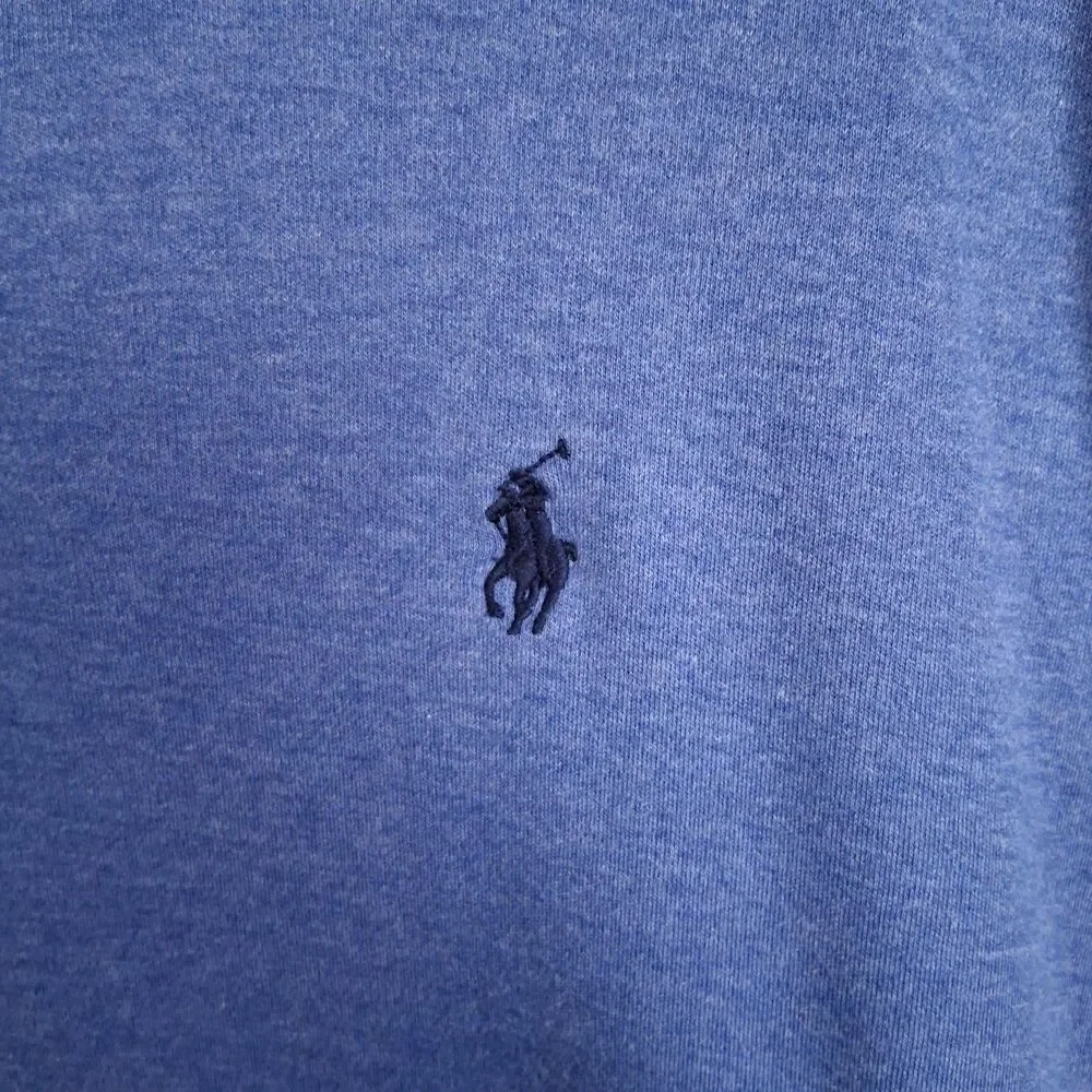 Polo Ralph Lauren Polo Shirt Mens XXL Blue‎ Stretch 100% Cotton Blue Pony